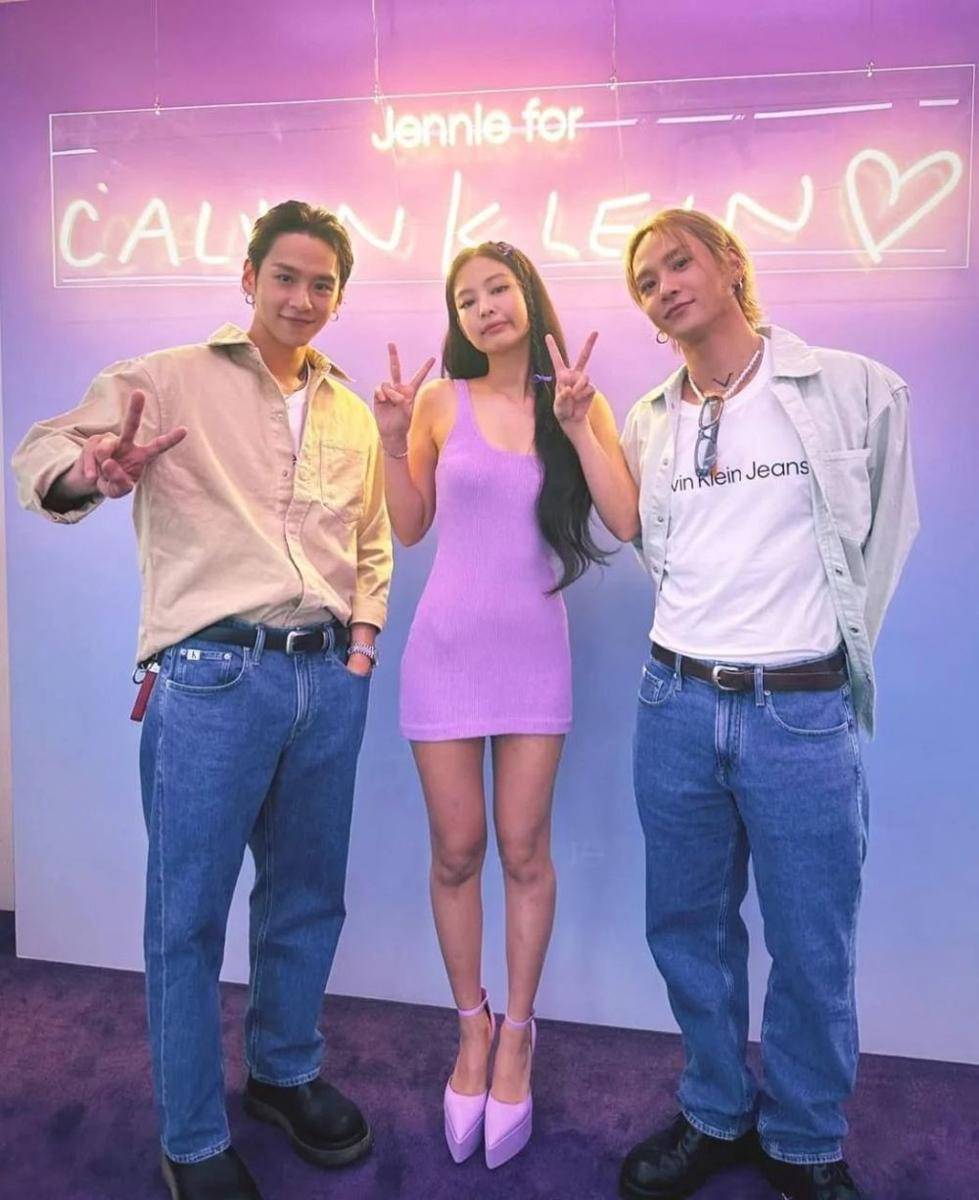 Kwon Twins di Jennie Calvin Klein Launch (Instagram.com/_blackpink_in_u_area)
