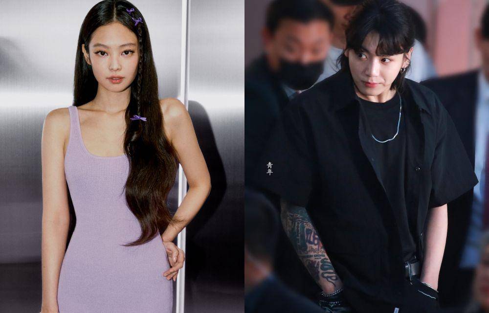 Jennie BLACKPINK dan Jungkook BTS di Jennie Calvin Klein Launch (Twitter.com/CalvinKlein | Twitter.com/_RapperJK)