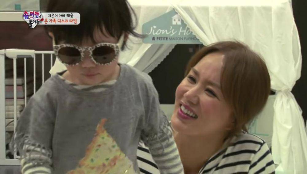 potret Uhm Jung Hwa di cuplikan The Return of Superman (dok. KBS/The Return of Superman)