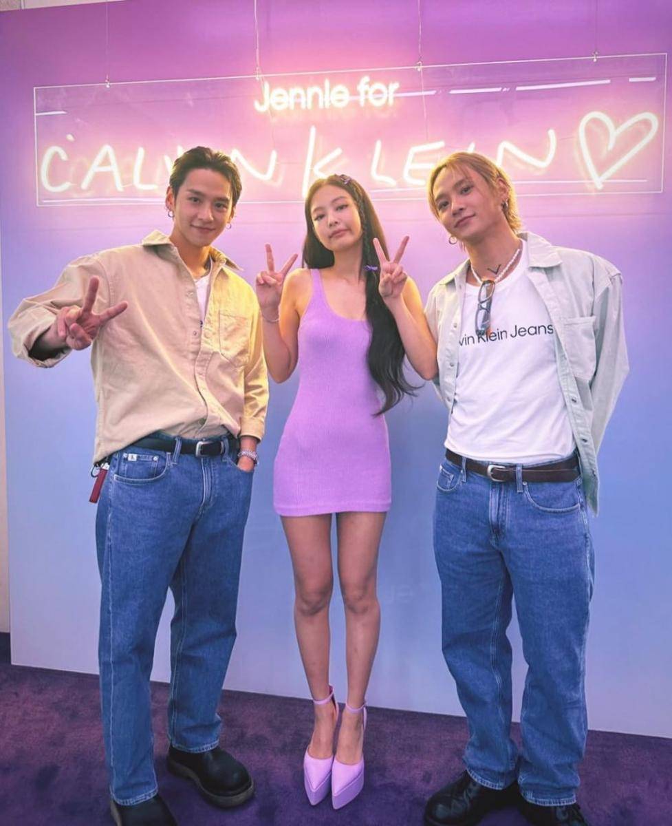 potret Jennie Blackpink dan Kwon twins (twitter.com/@blackpinkbabo)