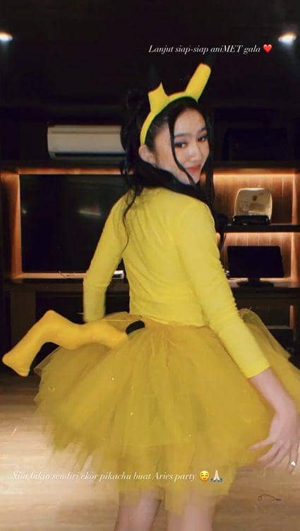 potret Febby Rastanty cosplay jadi Pikachu (instagram.com/febbyrastanty)