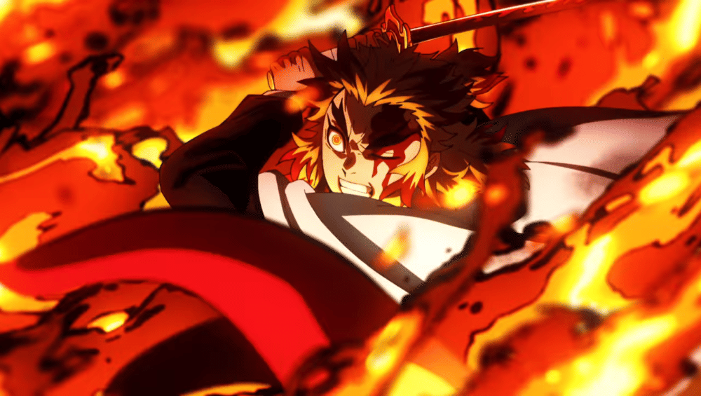 Kyojuro Rengoku (dok. Ufotable/ Kimetsu no Yaiba)