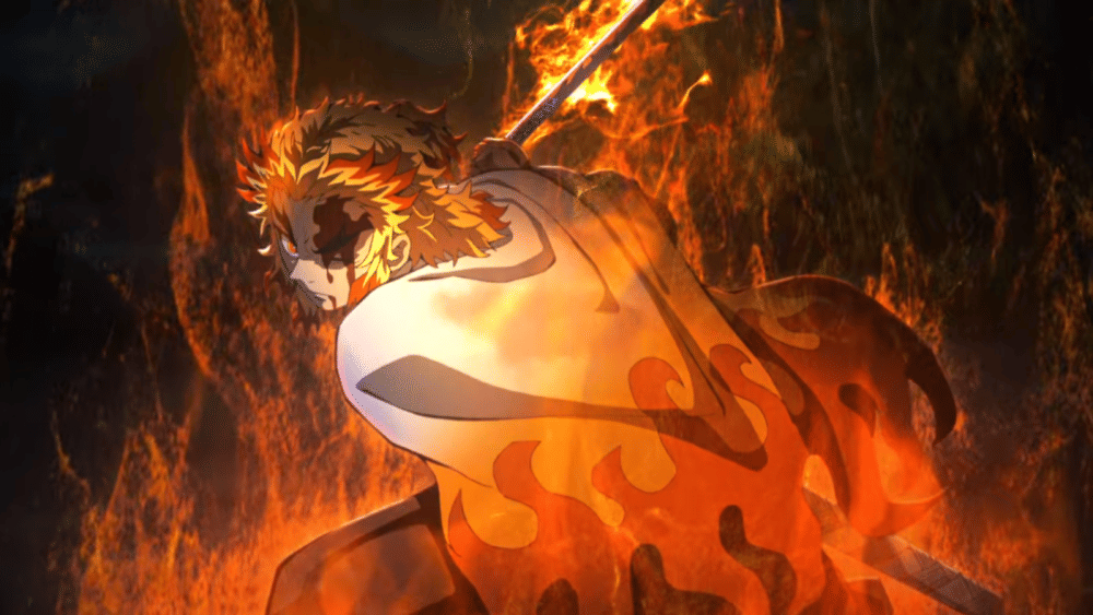 Kyojuro Rengoku (dok. Ufotable/ Kimetsu no Yaiba)