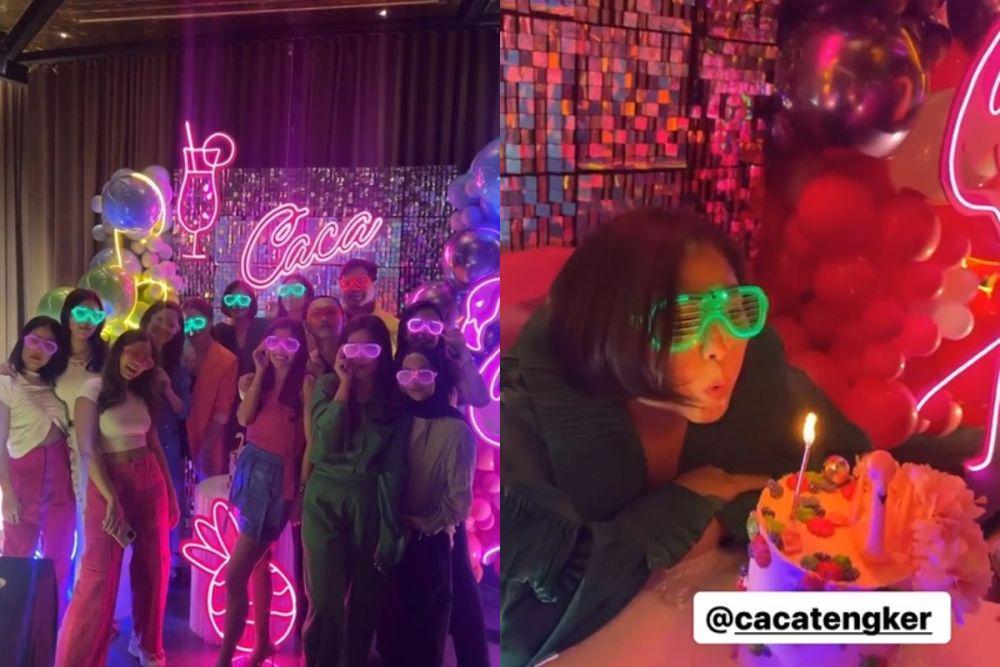 potret kejutan ulang tahun Caca Tengker (instagram.com/raffinagita1717)