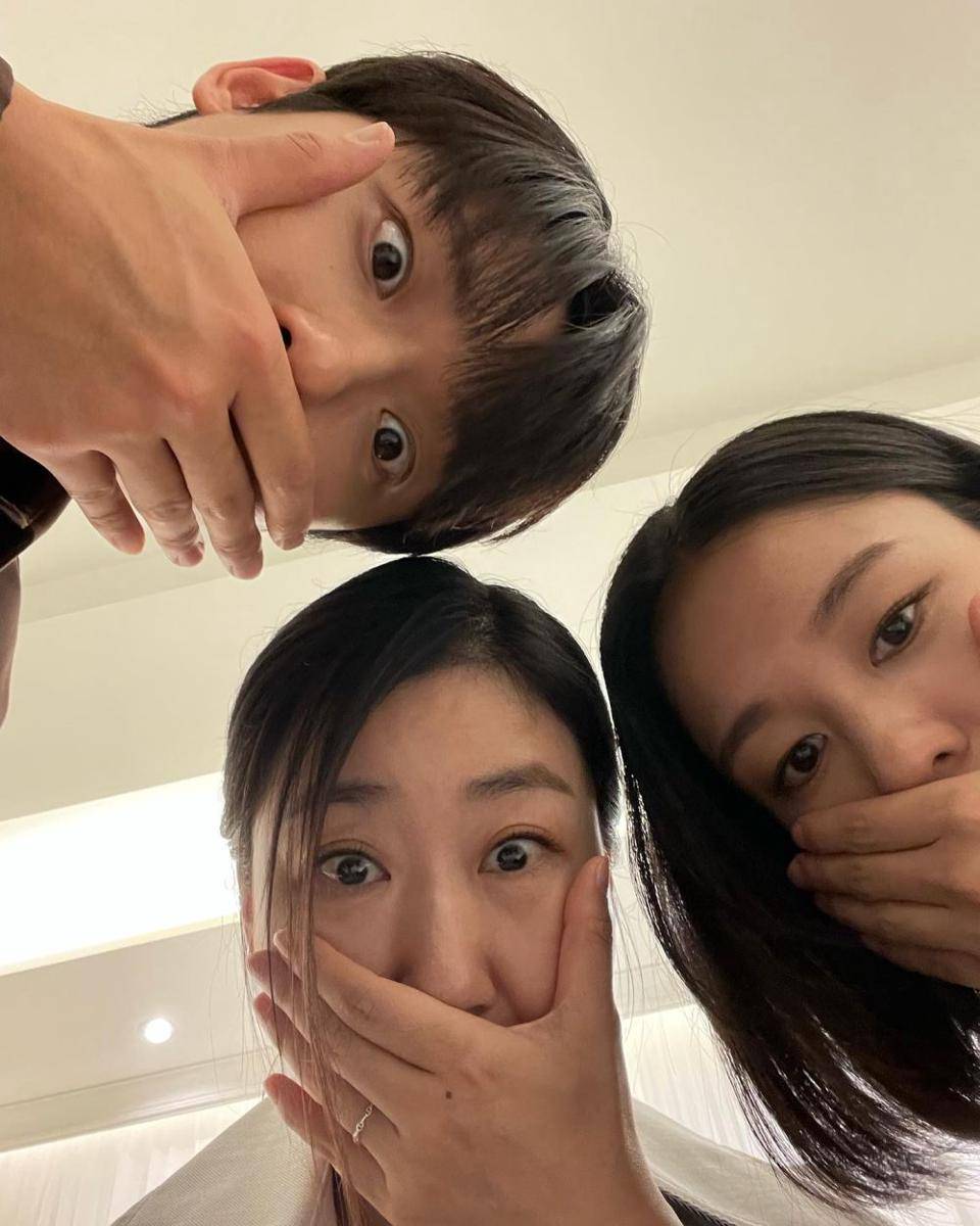 Lee Do Hyun, Ra Mi Ran, dan Ahn Eun Jin di balik layar The Good Bad Mother (instagram.com/ramirani668)