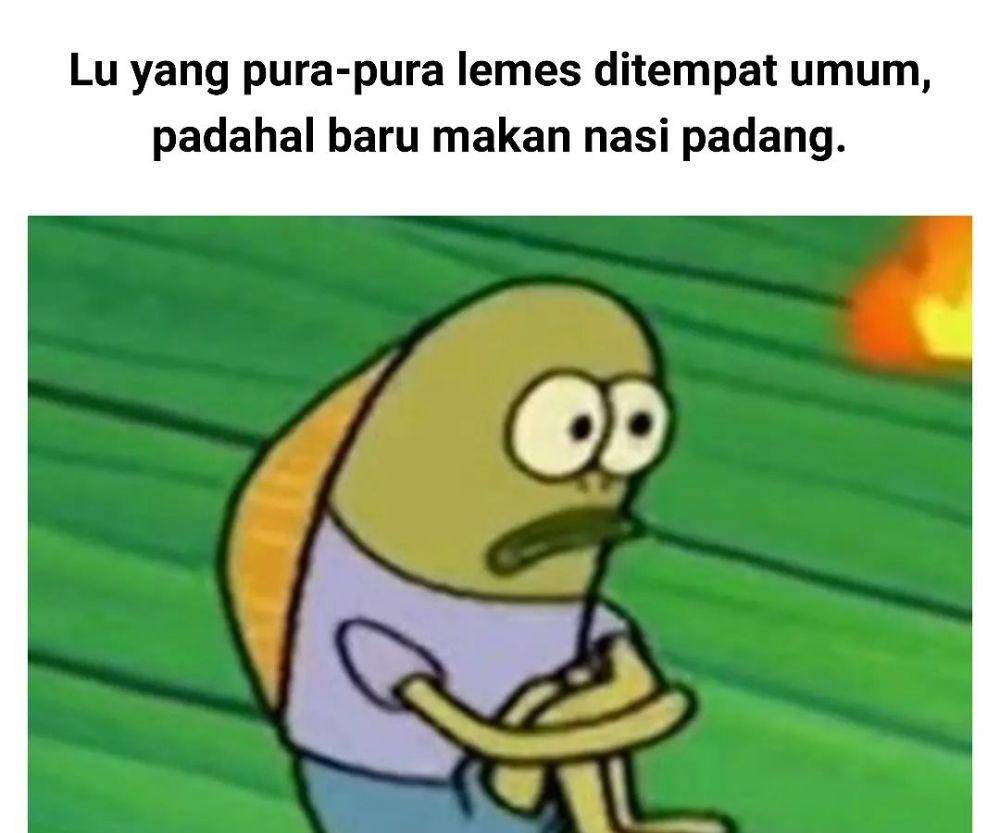 meme melamun (instagram.com/statuslucu_official)