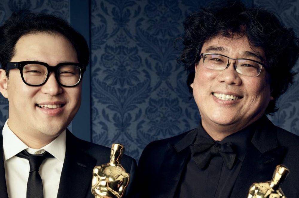 penulis Han Jin Won dan sutradara Bong Joon Ho (instagram.com/cine_21)