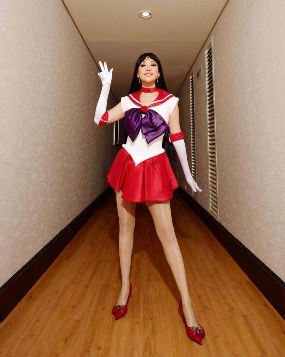 potret BCL cosplay jadi Sailor Mars (instagram.com/bclsinclair)