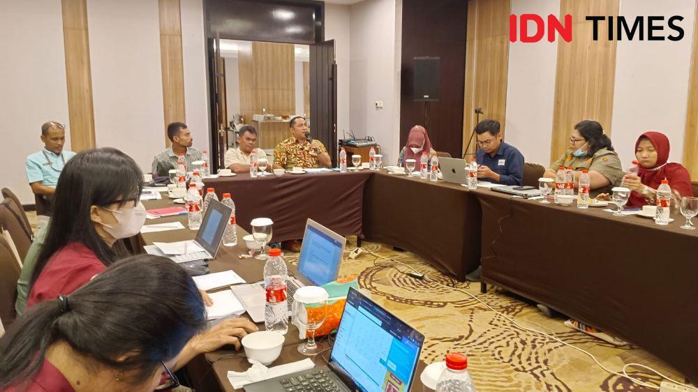 Peluncuran program Pengelolaan Bentang Laut Berkelanjutan di perairan Sumatra Utara pada Kawasan Konservasi Perairan (KKP) Sawo Lahewa di Kabupaten Nias Utara. (IDN Times/Arifin Al Alamudi)