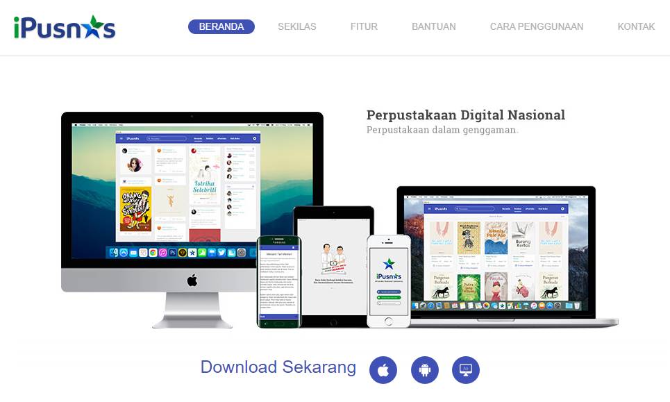 Tampilan iPusnas (dok. iPusnas)