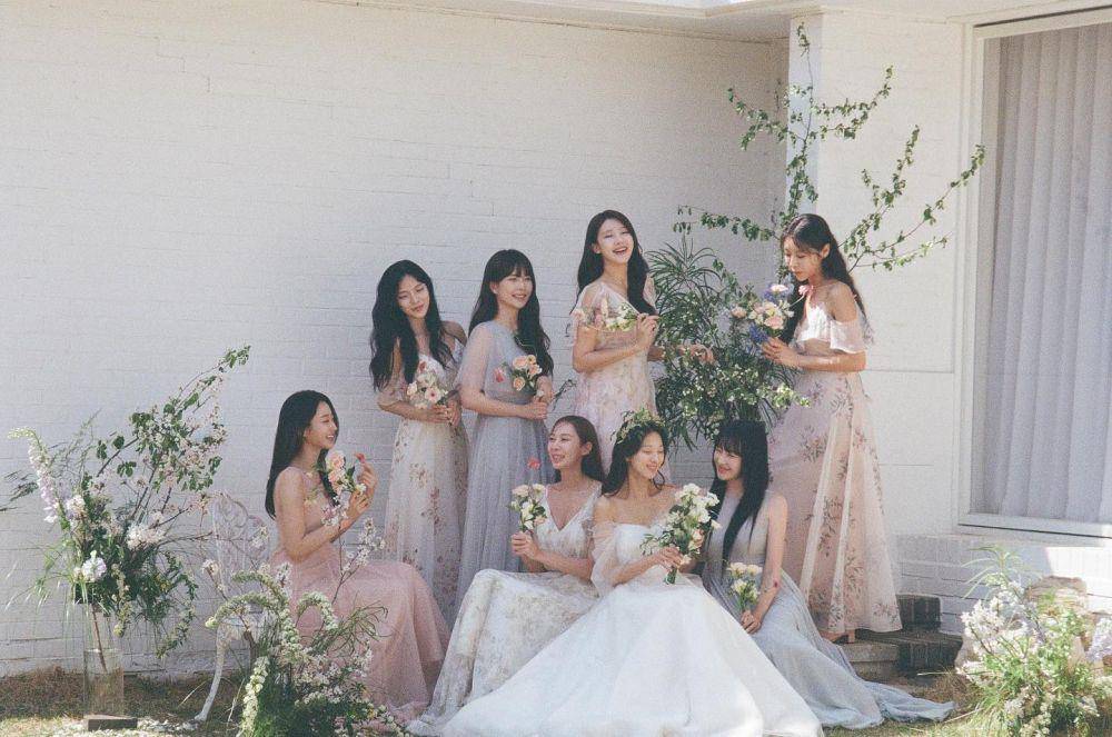 9MUSES dalam foto prewedding Minha (instagram.com/blossomh_)