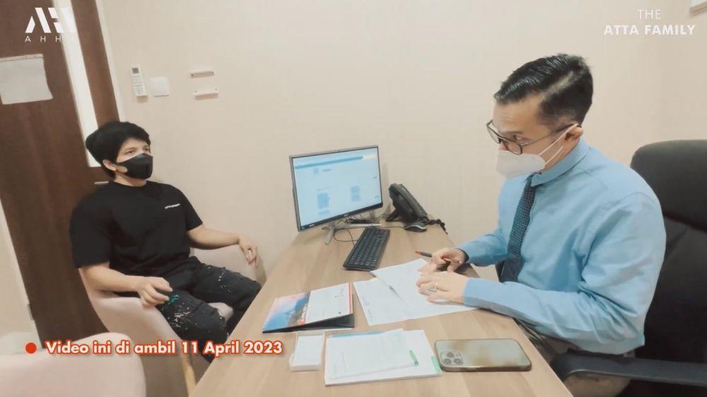 Aurel USG pertama kali (YouTube.com/Atta Halilintar)