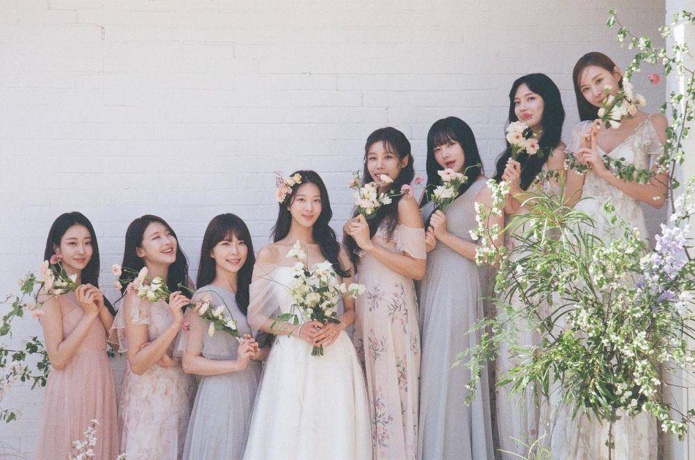 9MUSES dalam foto prewedding Minha (instagram.com/blossomh_)
