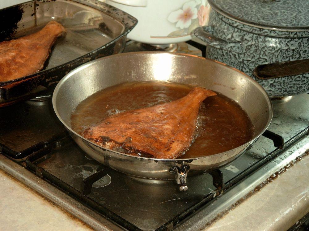 ilustrasi menggoreng ikan (pixabay.com/3282700)