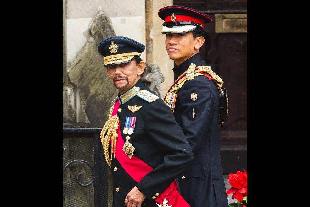 Prince Mateen dan Sultan Hassanal Bolkiah (instagram.com/tmski)