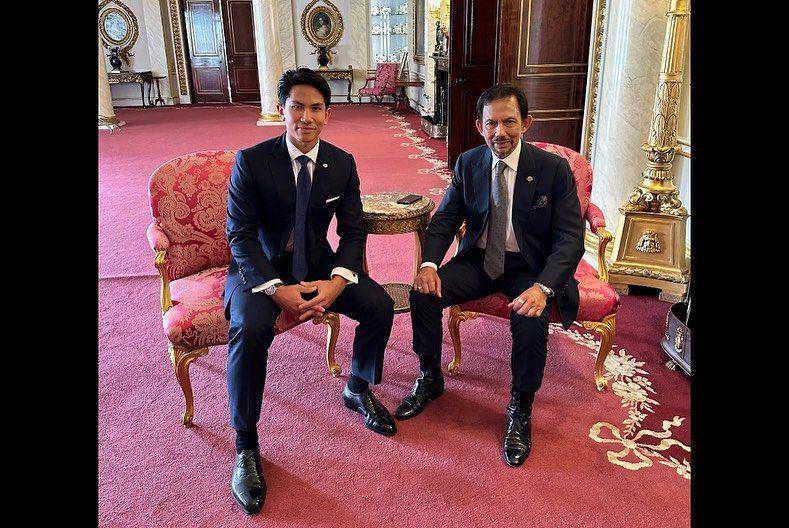 Prince Mateen dan Sultan Hassanal Bolkiah (instagram.com/tmski)