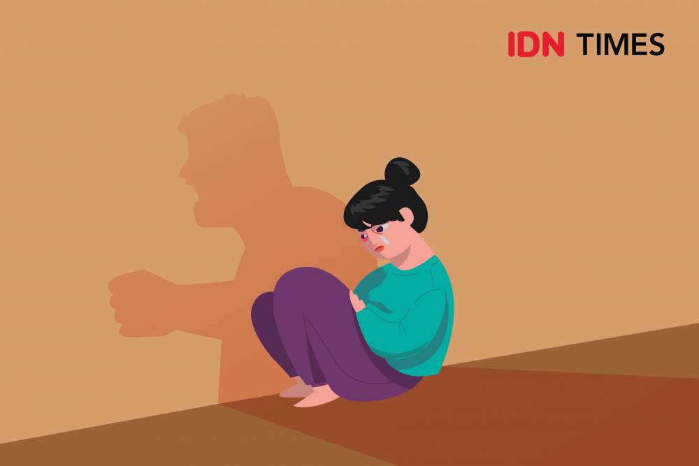 Ilustrasi kekerasan pada perempuan. (IDN Times/Nathan Manaloe)