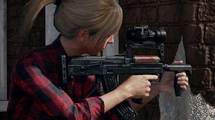 karakter PUBG Mobile memegang Groza (dok. Tencent Games/PUBG Mobile)