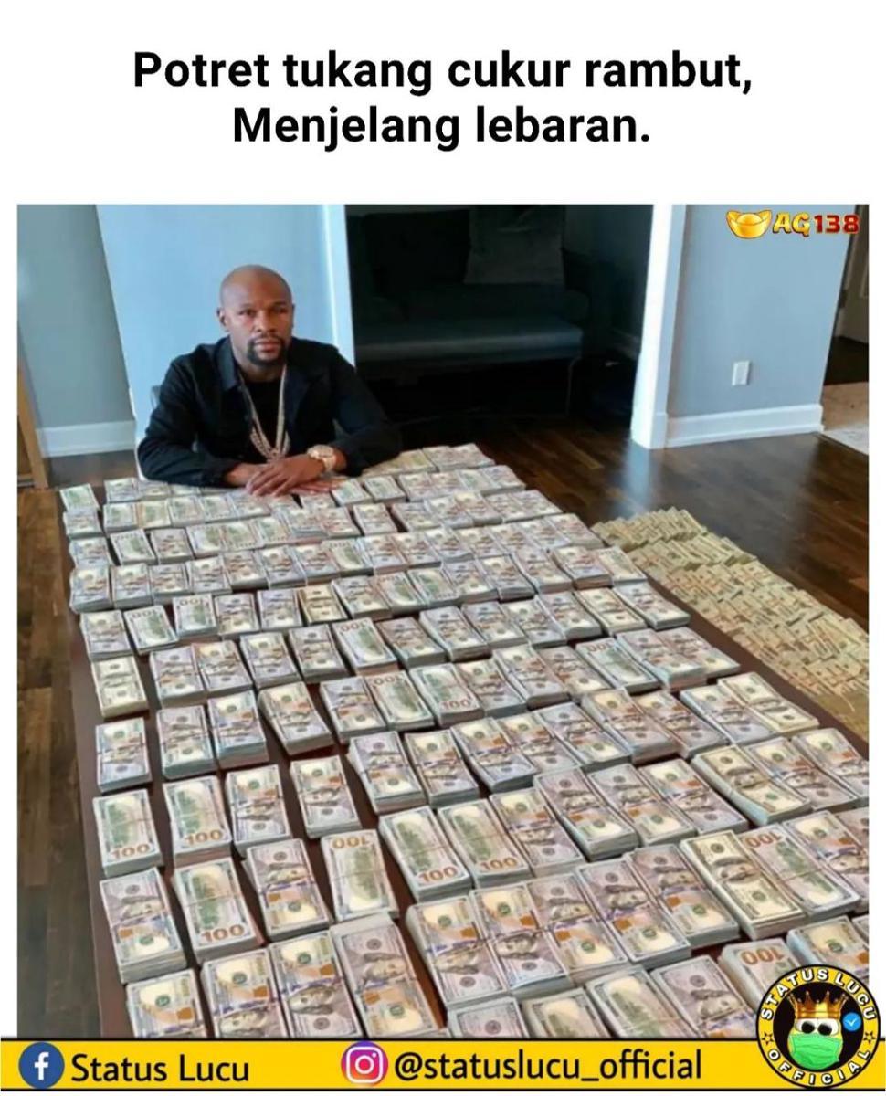 meme punya uang banyak (instagram.com/statuslucu_official)