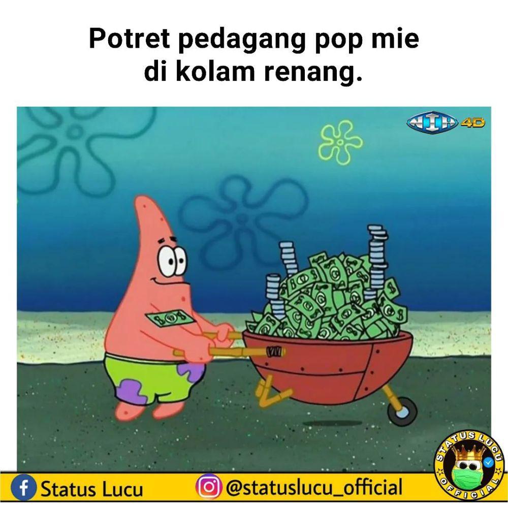 meme punya uang banyak (instagram.com/statuslucu_official)