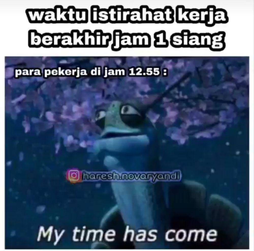 meme saatnya pergi (instagram.com/haresh.novaryandi)