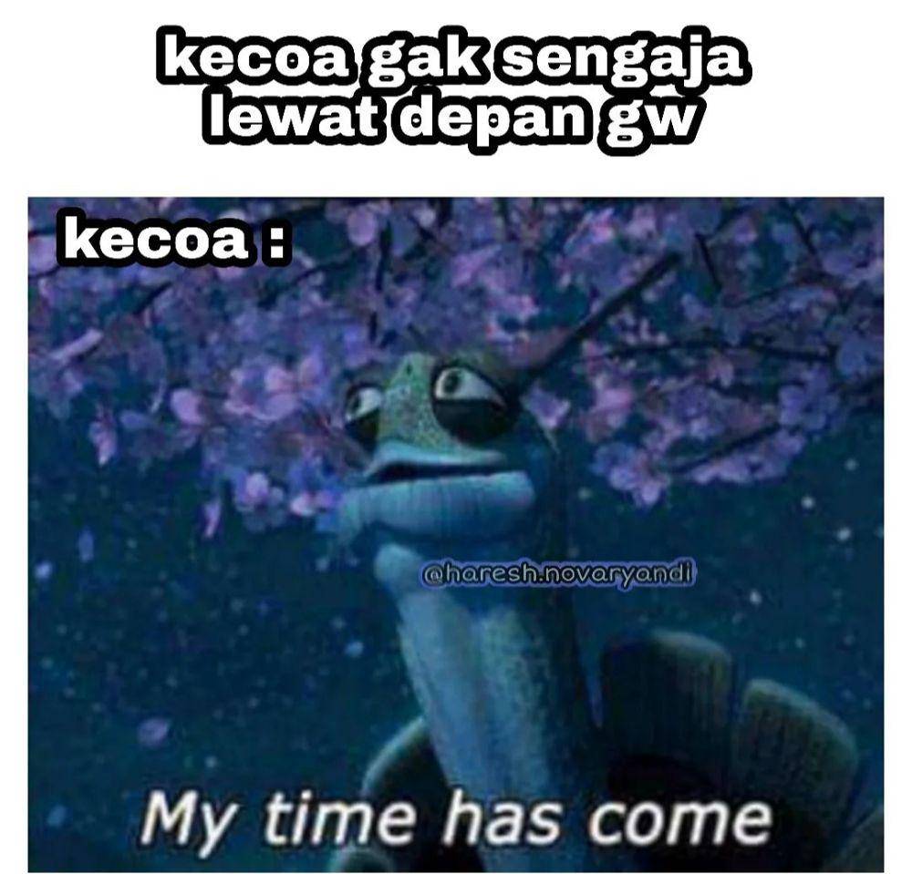 meme saatnya pergi (instagram.com/haresh.novaryandi)