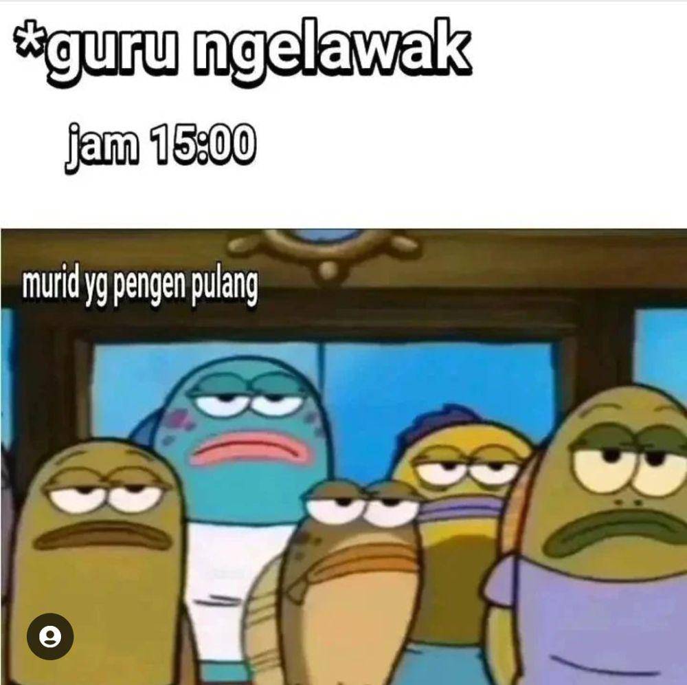 meme wajah bete (instagram.com/pelawak_handal_)