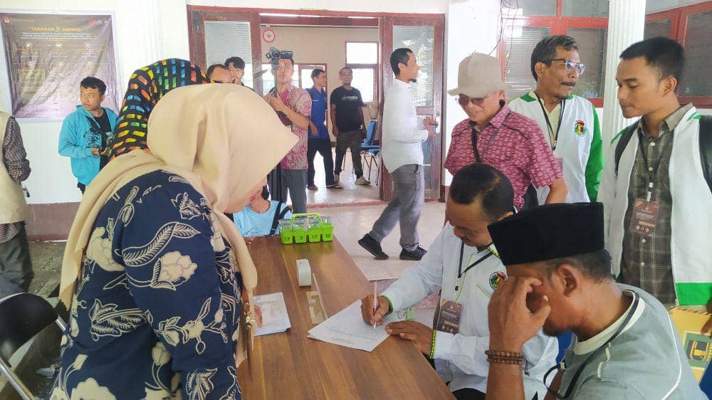Proses pendaftaran Caleg yang dilakukan Parpol peserta Pemilu (Dok. Pribadi/Ruhaili)