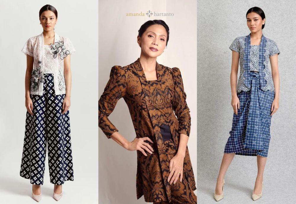 9 Ragam Kebaya Karya Amanda Hartanto, Erat Unsur Modern dan Klasik