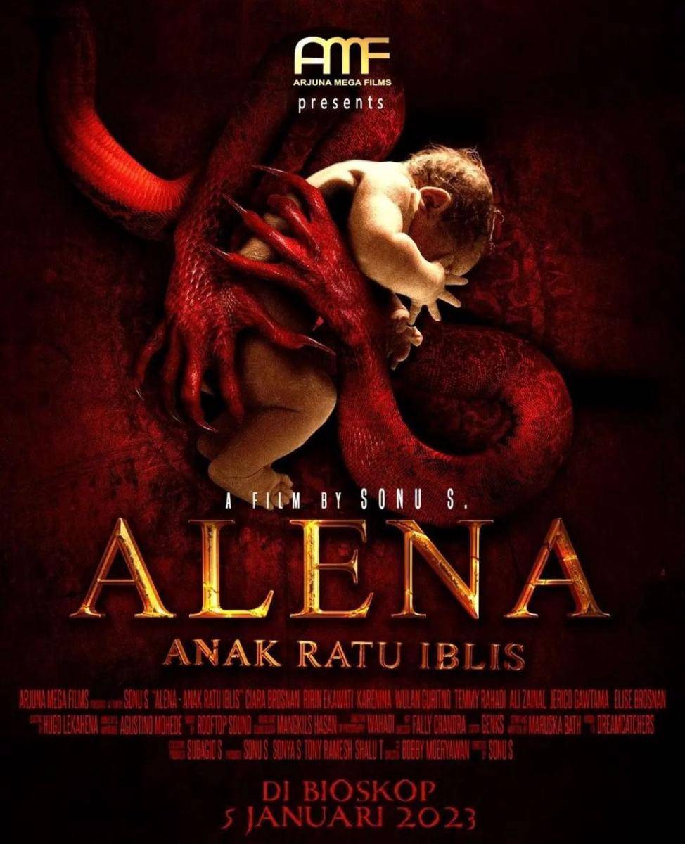 poster film Alena Anak Ratu Iblis (doc. Arjuna Mega Films/Alena Anak Ratu Iblis)