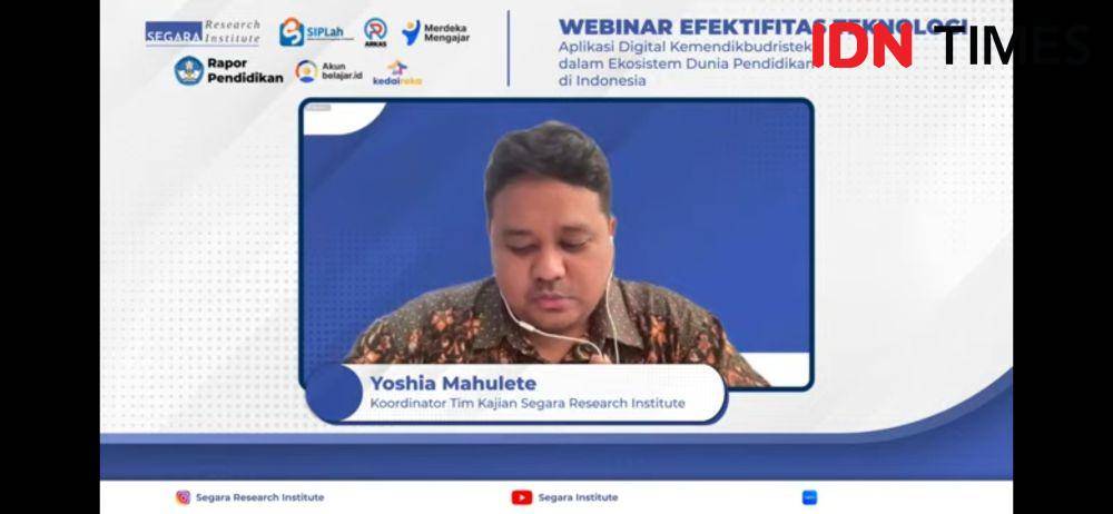 Koordinator Tim Kajian Segara Research Institute, Yoshia Mahuilete (IDN Times/Ilman Nafi'an)