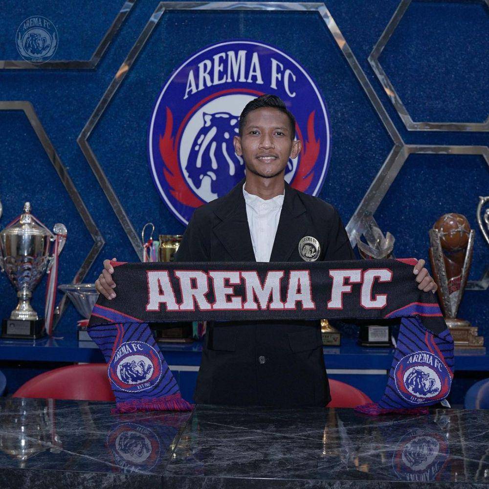 Pemain anyar Arema FC, Fardan Harahap. (Dok Media Officer AremaFC)