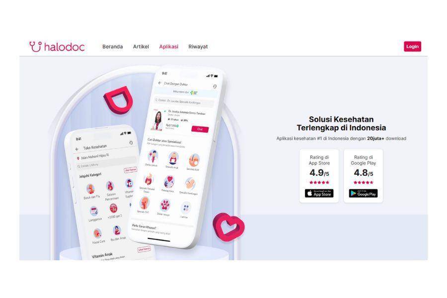 ilustrasi aplikasi Halodoc (dok. halodoc.com)