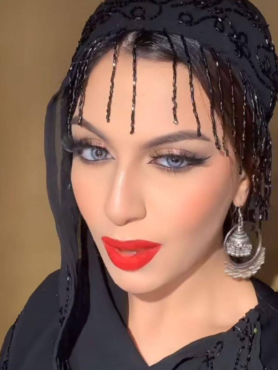 Potret Arabian Make Up Look ala Farra Jaidi (tiktok.com/@farrajaidi)