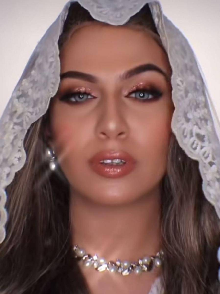Potret Arabian Make Up Look ala Farra Jaidi (tiktok.com/@farrajaidi)