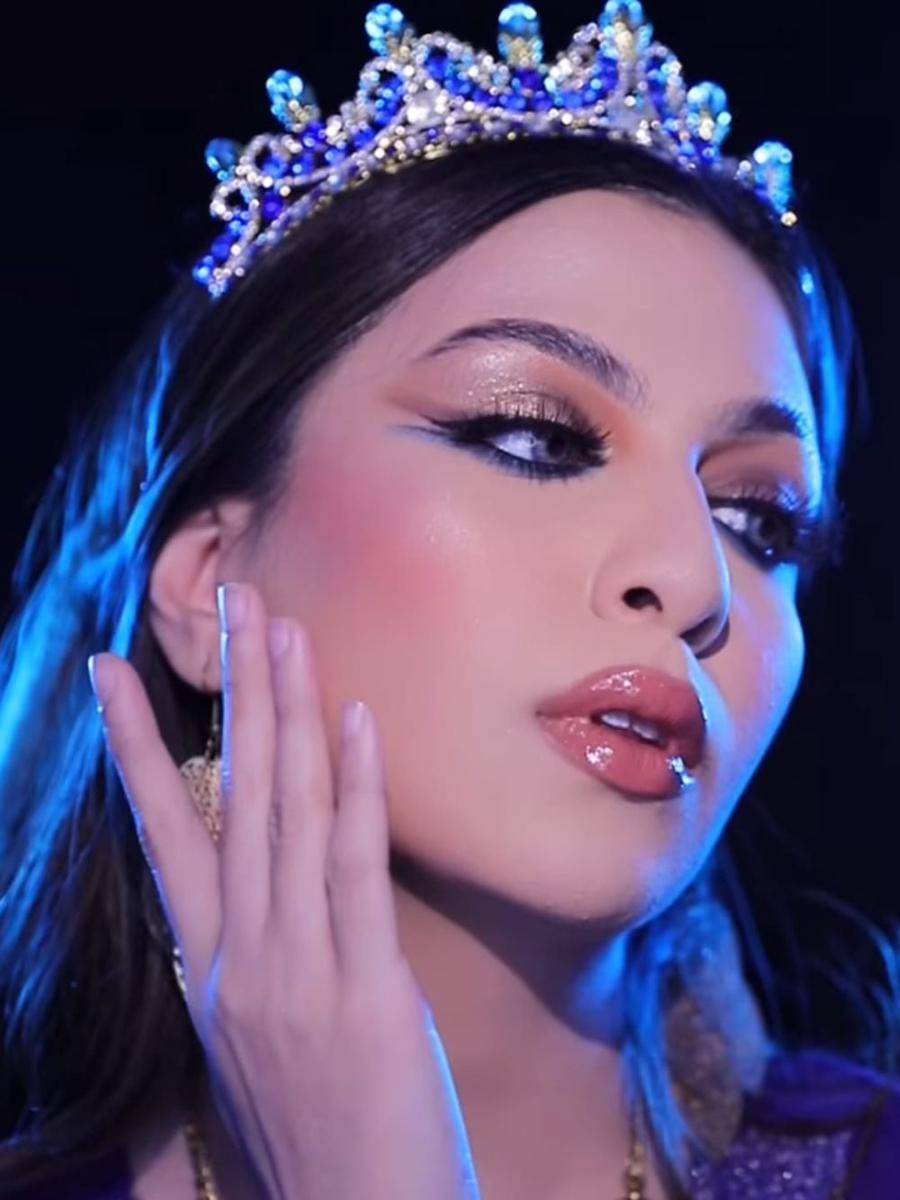 Potret Arabian Make Up Look ala Farra Jaidi (instagram.com/farrajaidii)