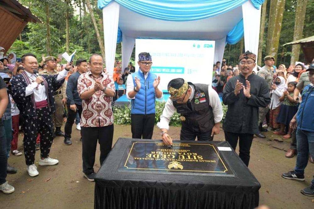 peresmian Situ Gede Bogor (dok. Portal Jabarprov)