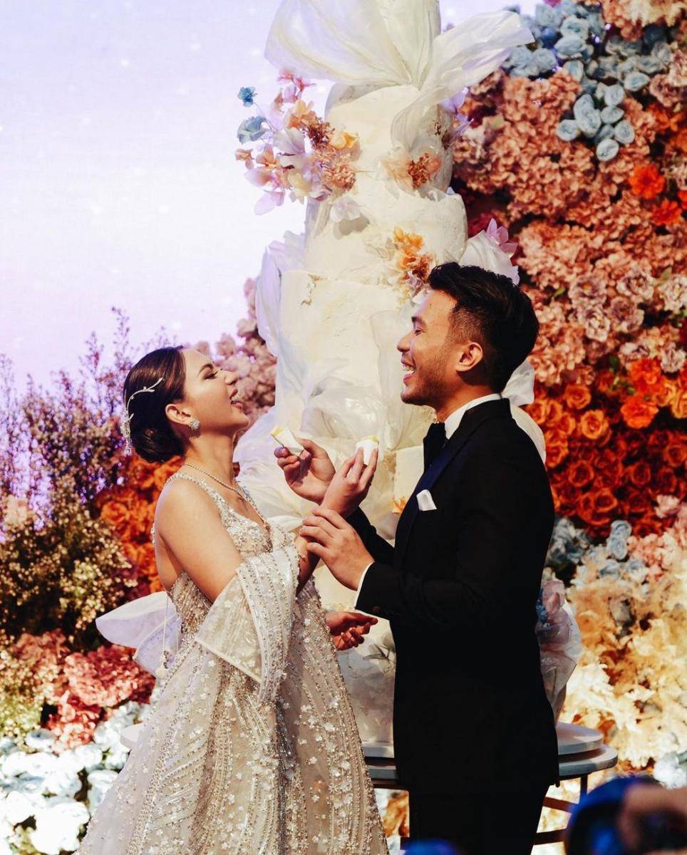 Potret resepsi Mila dan Yakup (instagram.com/vidialdiano)