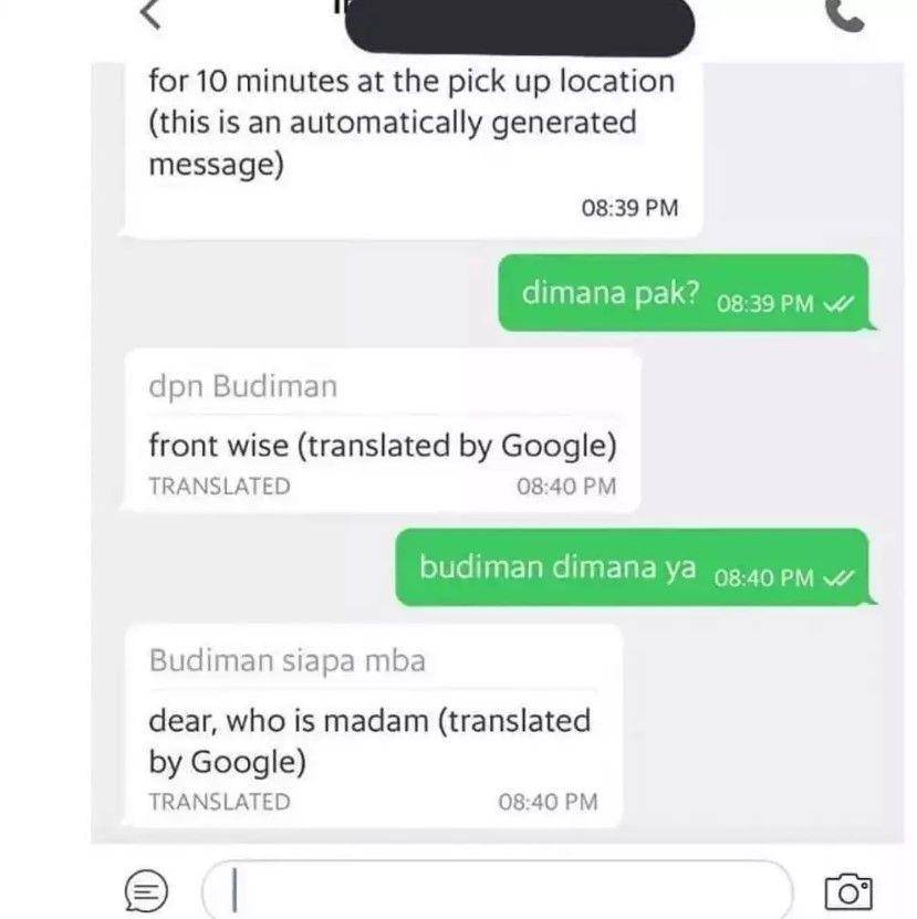 chat dengan teman lemot (twitter.com/txtdarigajelas)