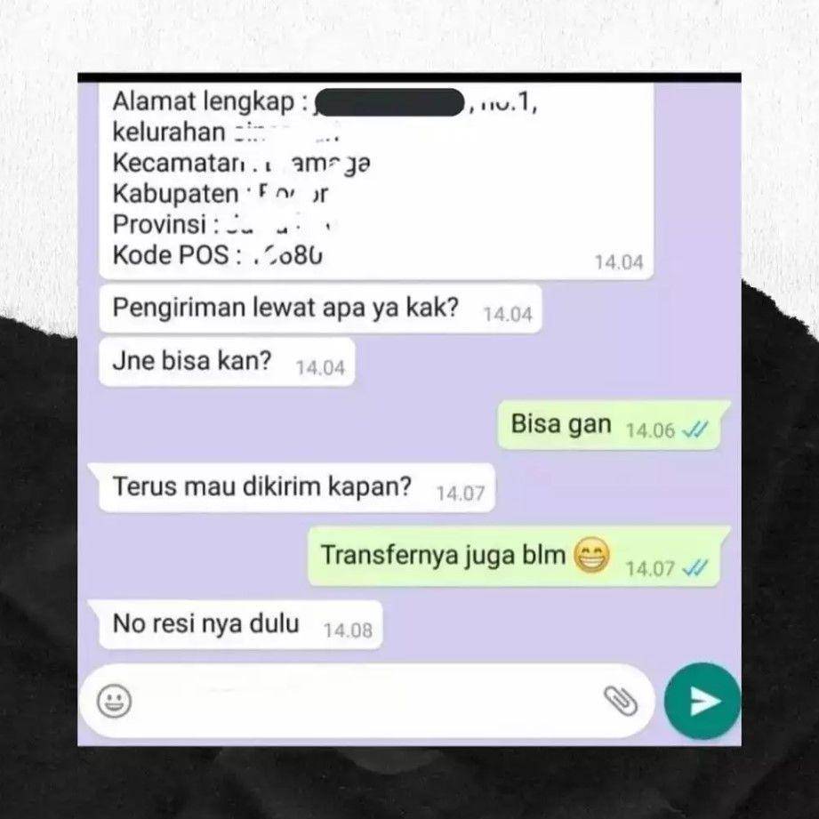 chat dengan teman lemot (instagram.com/newdramaolshop)