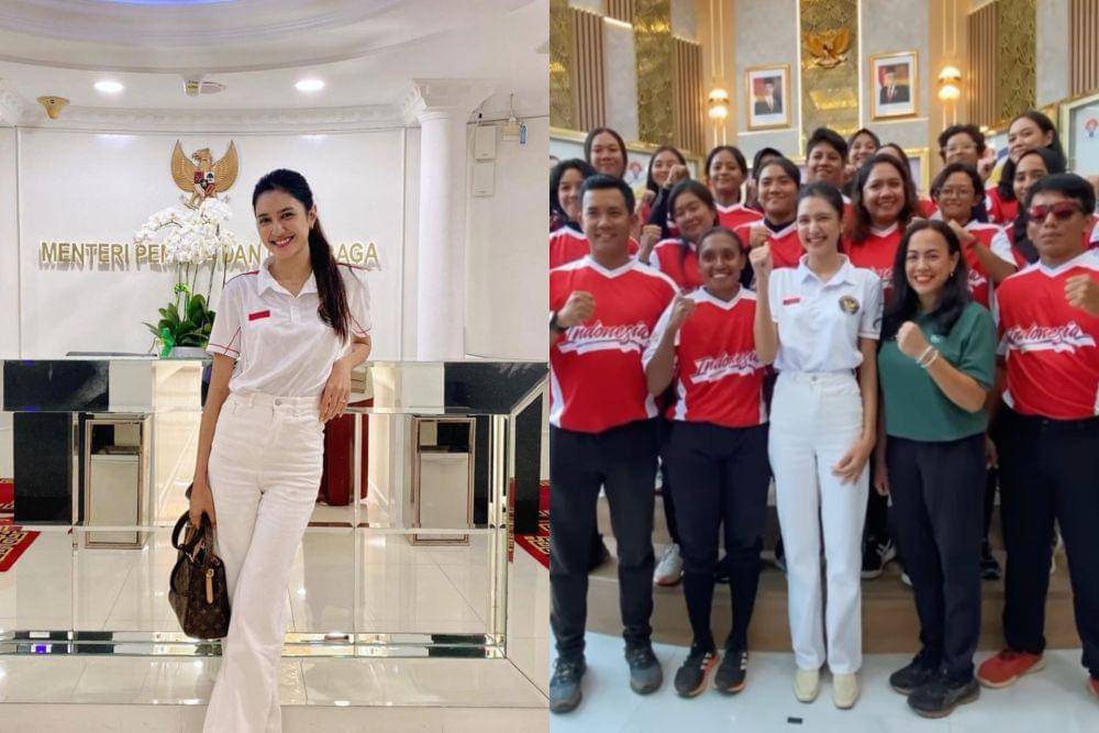momen Mikha Tambayong bertugas untuk Kemenpora (instagram.com/kemenpora)