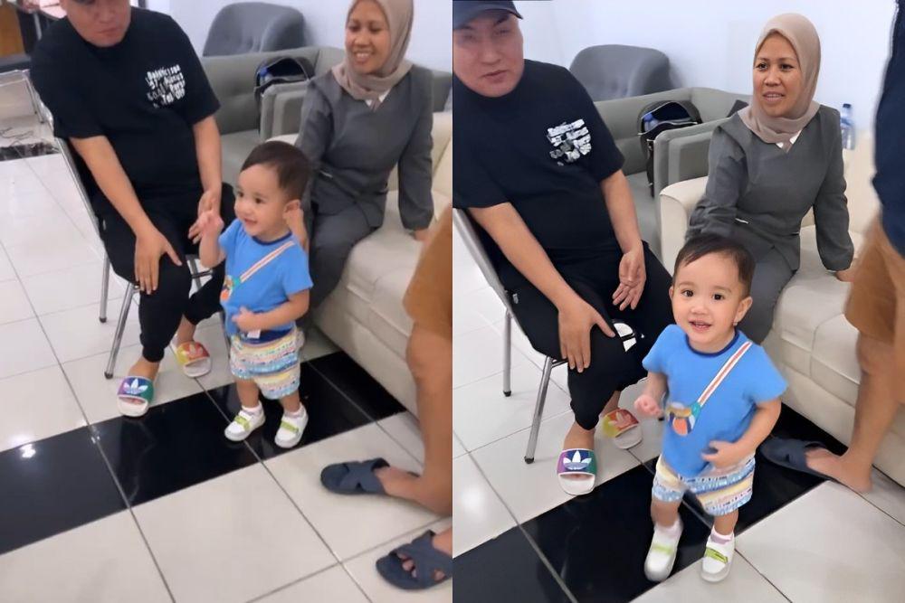 7 Momen Sus Rini Kembali Bekerja Pasca Pulang Kampung, Rayyanza Happy