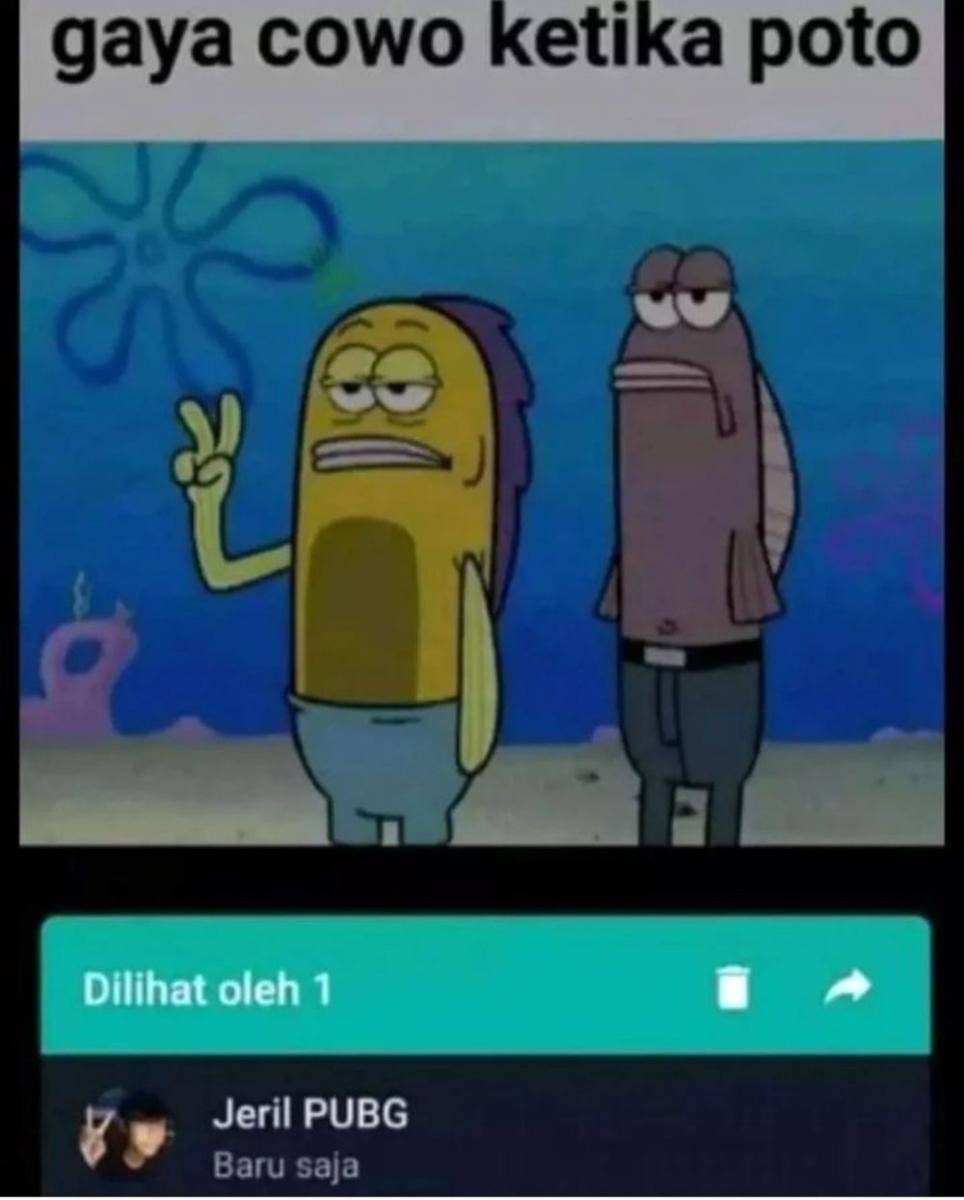 meme wajah bete (instagram.com/verell._)