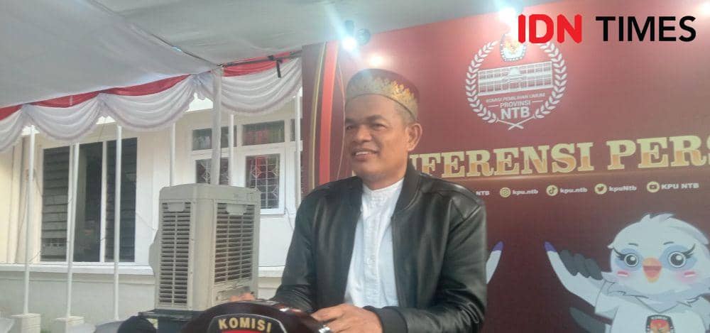 Ketua KPU NTB Suhardi Soud. (IDN Times/Muhammad Nasir)