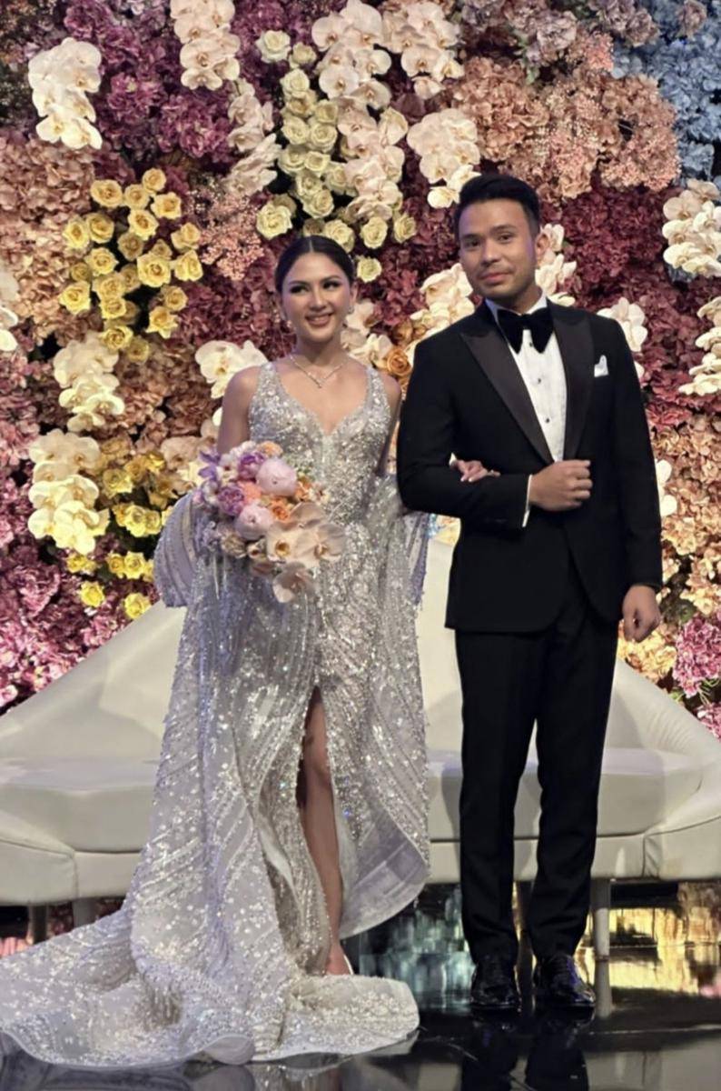 Resepsi pernikahan Jessica Mila dan Yakup Hasibuan. (Instagram.com/rasyenahikmayudi)