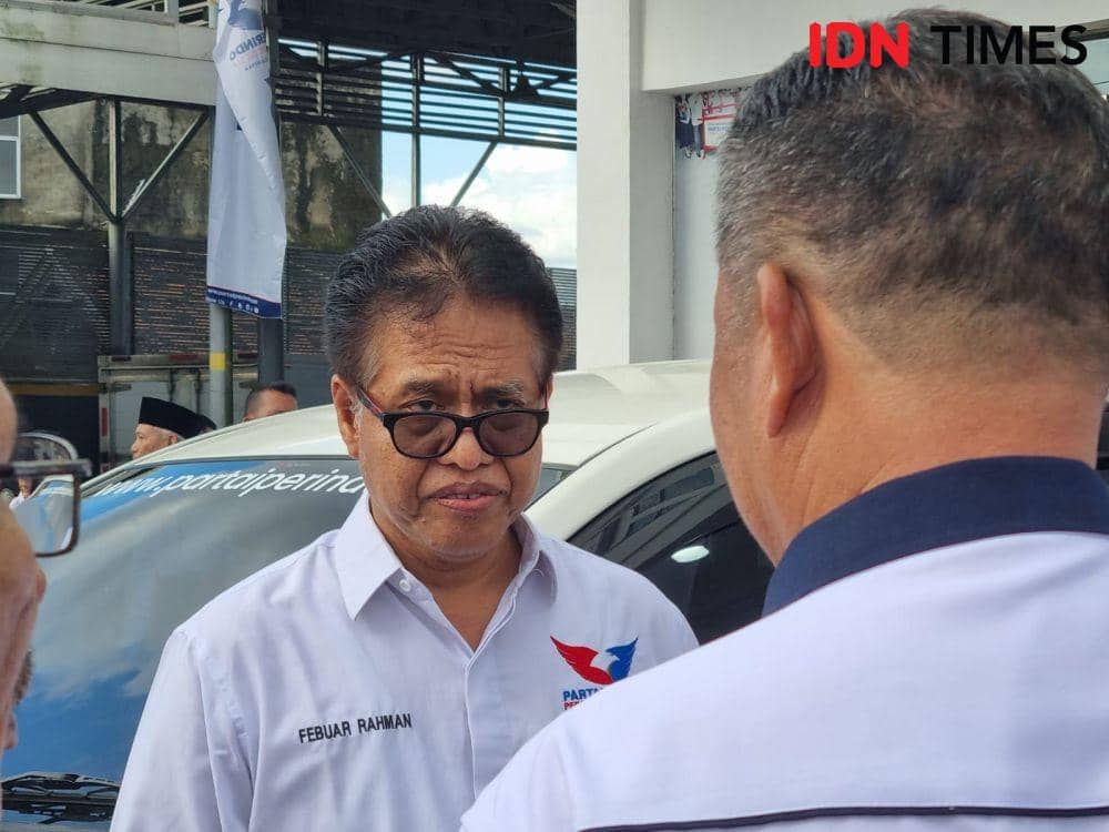 Ketua DPW Perindo Sumsel Febuar Rahman (IDN Times/Rangga Erfizal)