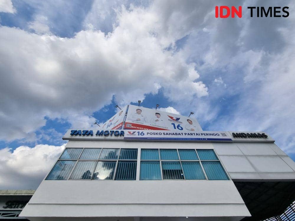 Posko Sahabat Perindo Palembang (IDN Times/Rangga Erfizal)
