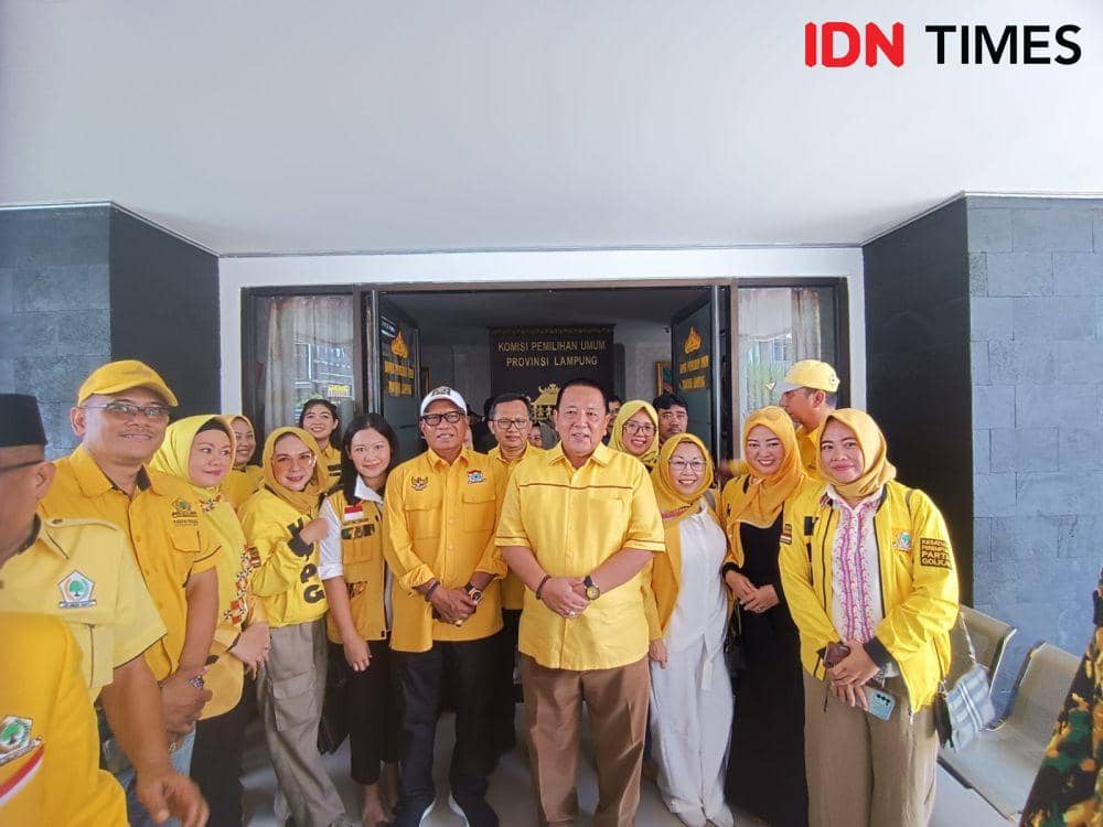 5 Parpol Serentak Daftar Bacaleg ke KPU Lampung Jelang Injury Time