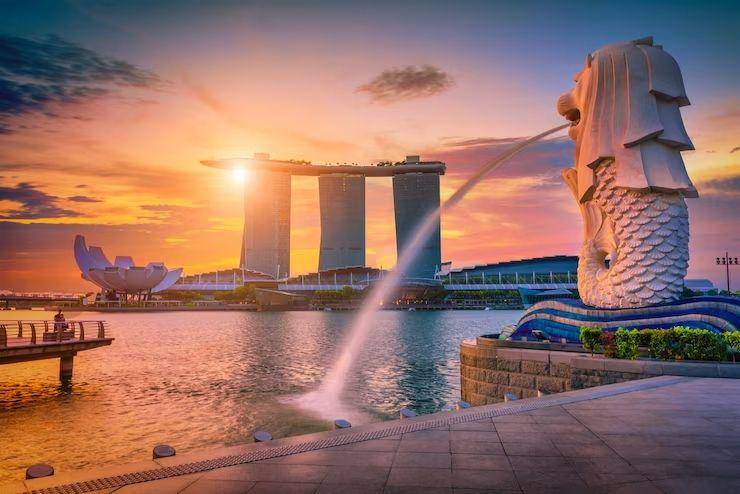 Ilustrasi singapura (Freepik.com/nuttawutnuy)