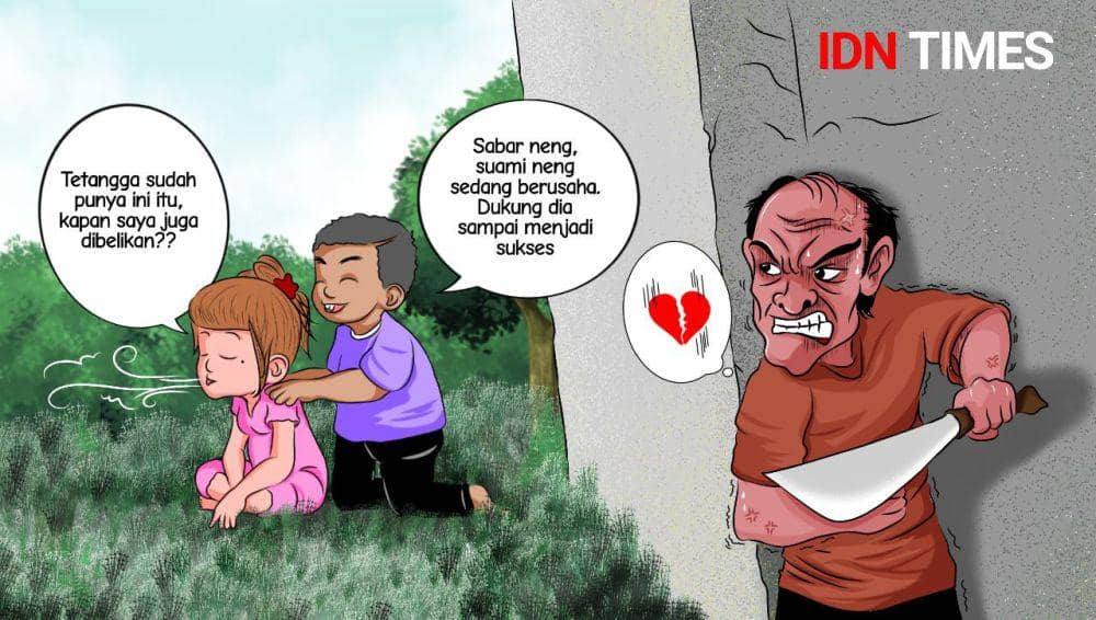 Cemburu, Pria di Banyuwangi Bawa Clurit Ngamuk Kesetanan